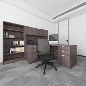 Boss Mesh Task Chair - Black/Gray, B6566GY-BK